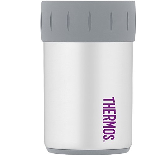 Thermos Stainless Steel Beverage Can Insulator for 12 Ounce Can, Matte White, only $7.10