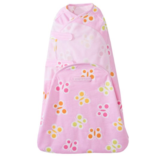 Halo Swaddlesure Adjustable Swaddling Pouch, Butterfly Dot, Small, only $7.78