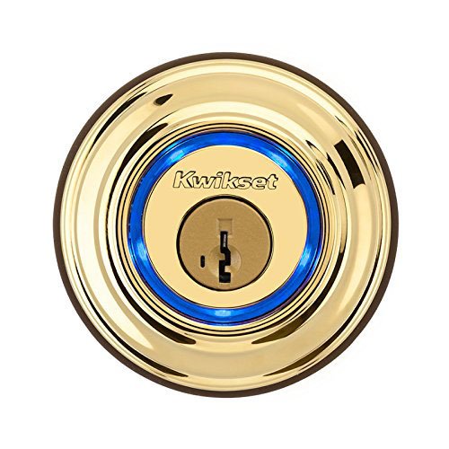 Kwikset Kevo Smart Lock with Keyless Bluetooth Touch to Open Convenience in Lifetime Polished Brass, only $149.99, free shipping