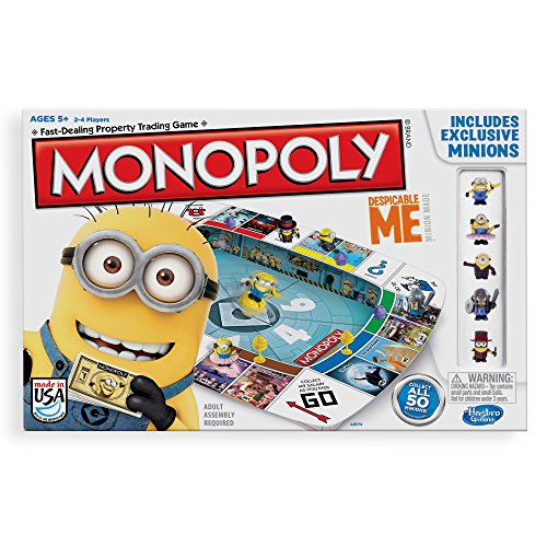 史低价！Monopoly 大富翁游戏  Despicable Me小黄人版，原价$19.99，现仅售$12.39