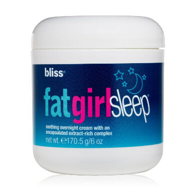 Bliss FatGirlSleep 新版夜間緊膚纖體霜, 6 oz  特價僅售$22.80