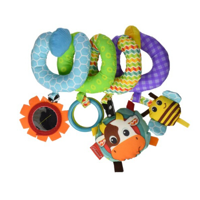 Infantino Spiral 婴儿螺旋车挂玩具，原价$14.99，现点击coupon后仅售$7.97