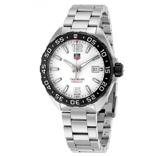 TAG HEUER Formula 1 White Dial Men's Watch Item No. THWAZ1111BA0875, only $729.00, free shipping after using coupon code