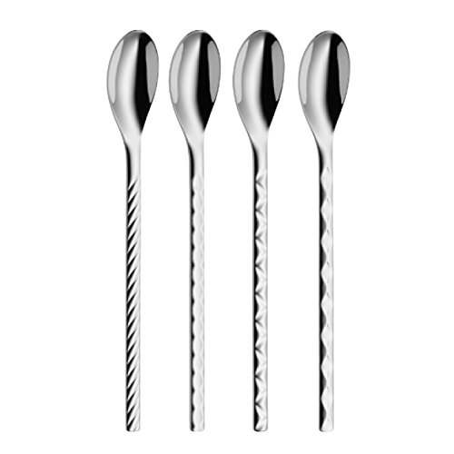 WMF Type Long Drink Spoons, 8-Inch, Silver, Set of 4, only $12.34