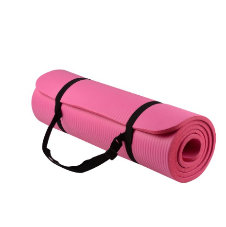 Roll over image to zoom in BalanceFrom GoYoga All-Purpose 1/2-Inch Extra Thick High Density Anti-Tear Exercise Yoga Mat with Carrying Strap only $17.60