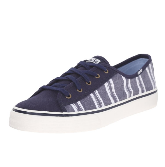 Keds Women's Double Up Washed Stripe Fashion Sneaker only $16.80