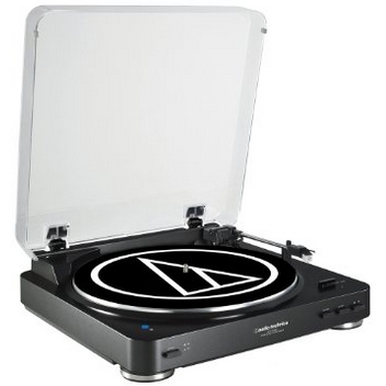 Audio Technica AT-LP60BK-BT Fully Automatic Bluetooth Wireless Belt-Drive Stereo Turntable, Black $129.99 FREE Shipping