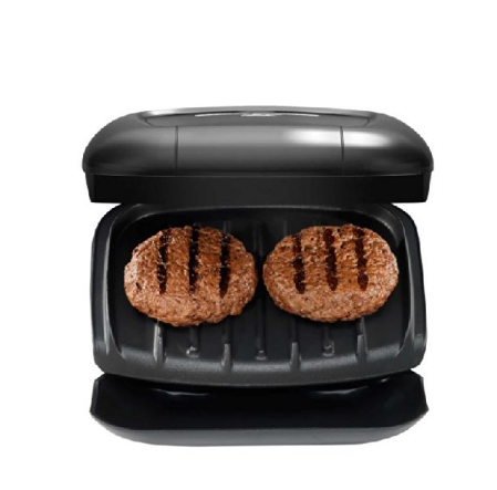 George Foreman GR0040B 2-Serving Classic Plate Grill, Black only $17.92