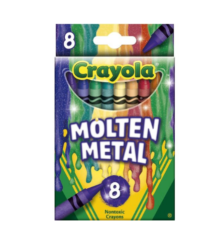 Crayola Meltdown Crayons (8 Pack), Molten Metal only $0.99