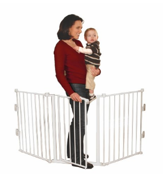 Regalo 76-Inch Super Wide Metal Configurable Gate  only $45.21