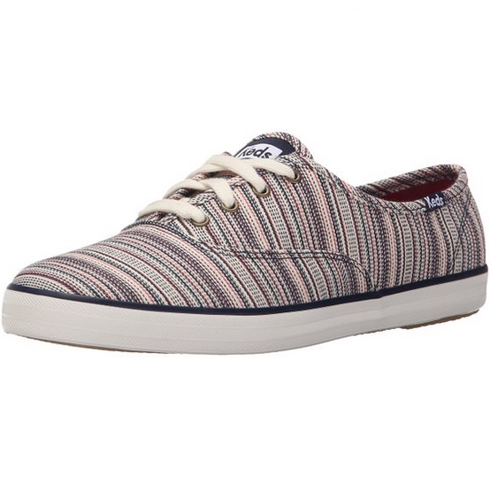 Keds Women's Champion Woven Stripe Fashion Sneaker $12.11 FREE Shipping on orders over $49