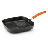 Rachael Ray Hard Anodized II Nonstick Dishwasher Safe 11-Inch Deep Square Grill Pan, Orange $25.21 FREE Shipping on orders over $25