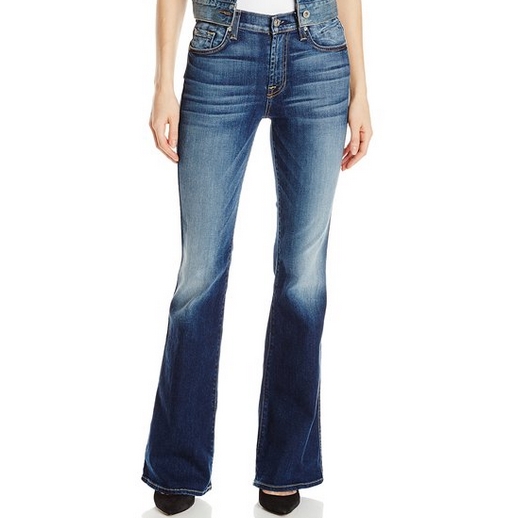 7 For All Mankind Women's Vintage Boot Cut Jean In Bright Indigo Stretch $39.61 FREE Shipping on orders over $49