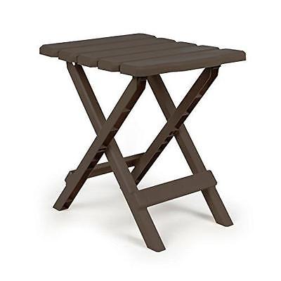 Camco 51882 Brown Regular Quick Folding Adirondack Side Table  $15.34