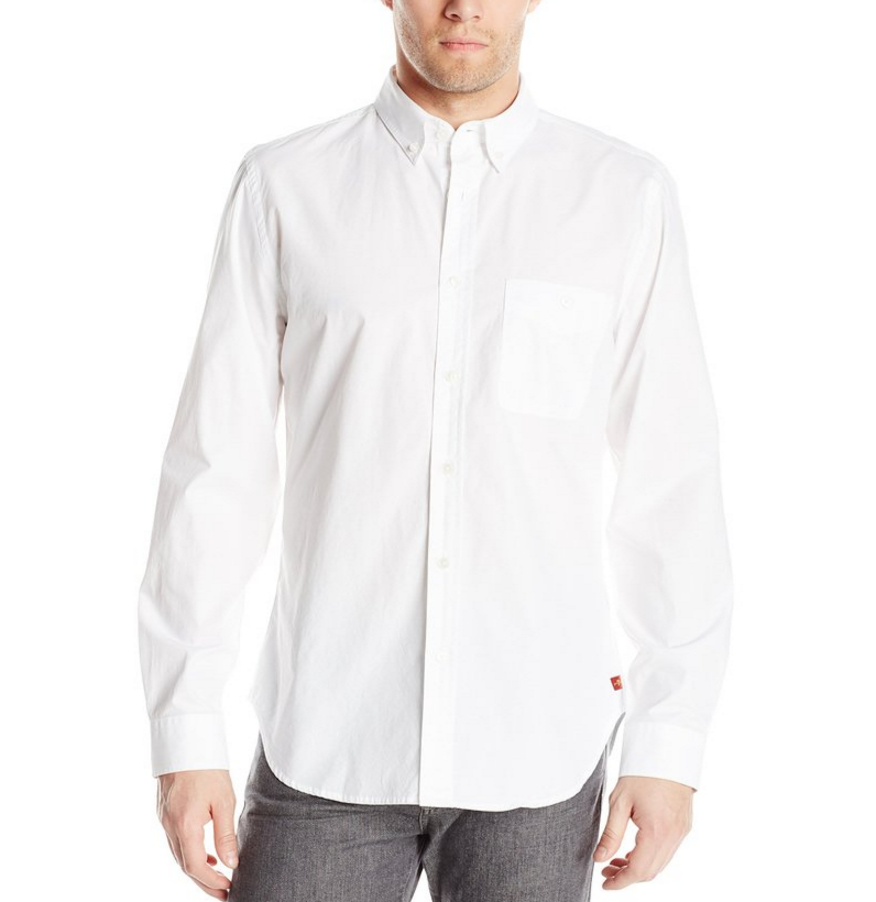 7 For All Mankind Men's Long Sleeve Oxford Button-Down Shirt only $28.12