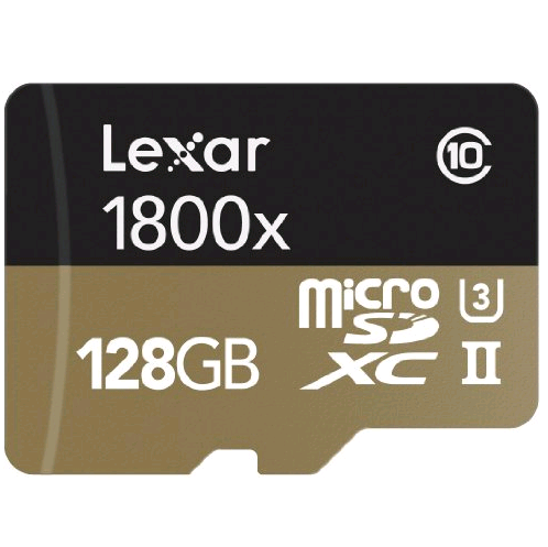 史低价！Lexar Professional 1800x microSDXC 128GB高速TF卡$119.88 免运费