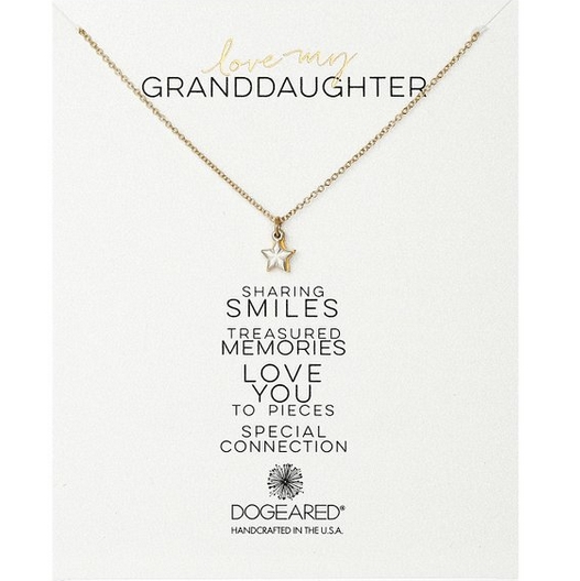 Dogeared Love My Granddaughter Chain Necklace, 18