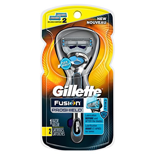 Gillette Fusion Proshield Chill Men's Razor with Flexball Handle and Razor Blade Refills, 2 Count, Only $4.97 after clipping coupon