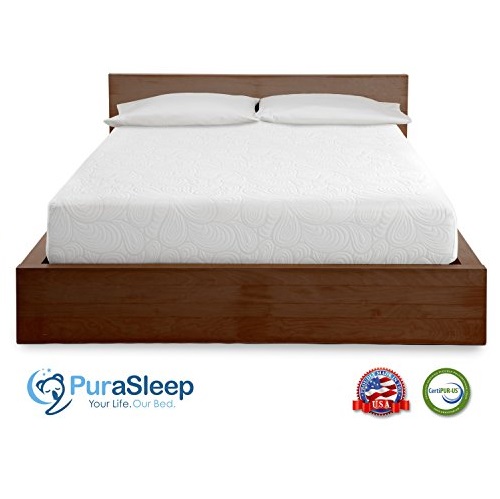 PuraSleep 10 Inch CoolFlow Memory Foam Mattress - Made In The USA - 10-Year Warranty - FULL, Only $229.99, free shipping