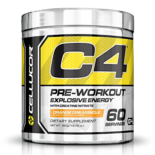 Cellucor C4 Pre Workout Supplements with Creatine, Nitric Oxide, Beta Alanine and Energy, 60 Servings, Orange Dreamsicle, 13.75 Oz (390 g), Only $31.46, free shipping after using SS
