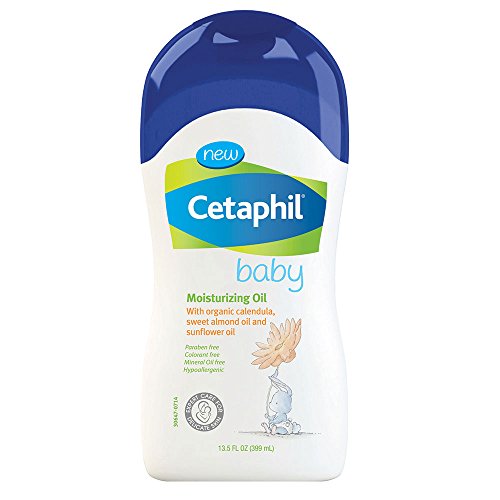 Cetaphil Baby Moisturizing Oil with Organic Calendula, Sweet Almond Oil & Sunflower Oil, 13.5 Ounce, Only$2.85, free shipping after using SS