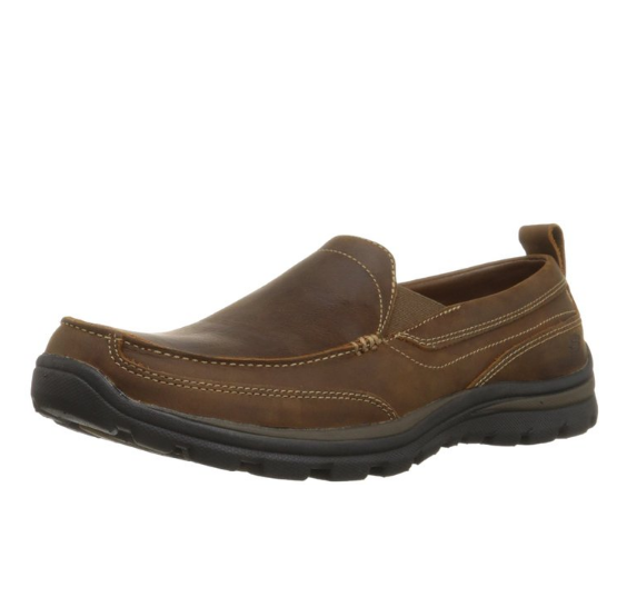 Skechers USA Men's Relaxed Fit Memory Foam Superior Gains Slip-On only $28.80