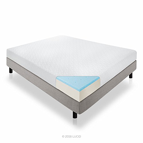 LUCID 8 Inch Memory Foam Mattress - Dual-Layered - CertiPUR-US Certified - Medium-Firm Feel - Queen Size , only $199.99, free shipping