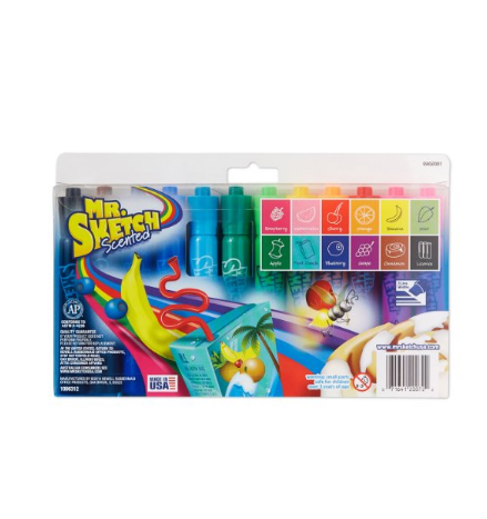 Mr. Sketch Assorted Scent Markers, 12 Pack (1905069) only $5.22