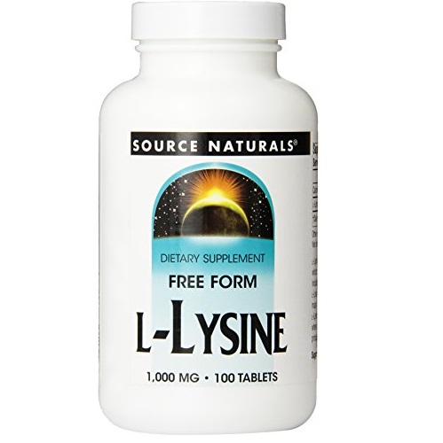 Source Naturals L-Lysine 1000 mg, Essential Free-Form Amino Acid, 100 Tablets ,only $15.19, free shipping after using ss