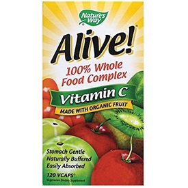 Nature's Way Alive! Organic Vitamin C, 120 Vcaps $11.43 FREE Shipping on orders over $49