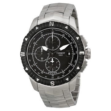 TISSOT T-Navigator Chronograph Black Dial Men's Watch Item No. T062.427.11.057.0, only $389.00, free shipping after using coupon code