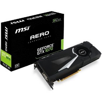 MSI GAMING GeForce GTX 1070 8GB GDDR5 DirectX 12 VR Ready (GeForce GTX 1070 AERO OC) $409 FREE Shipping