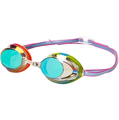 Speedo Vanquisher 2.0 Mirrored Swim Goggle, Rainbow, Only $12.38