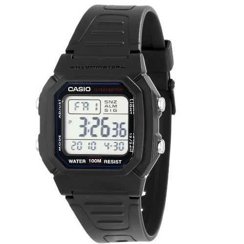 Casio Men's W800H-1AV Classic Sport Watch with Black Band, Only $12.71