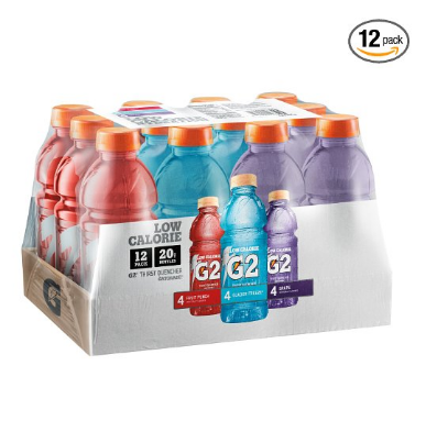 Gatorade G2 Thirst Quencher Variety Pack, 20 Ounce Bottles (Pack of 12),2packs for only $9.05