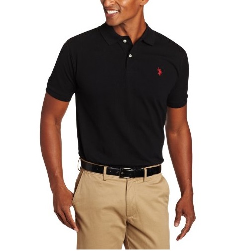 U.S. Polo Assn. Men's Solid Polo Shirt with Small Pony, only $14.99