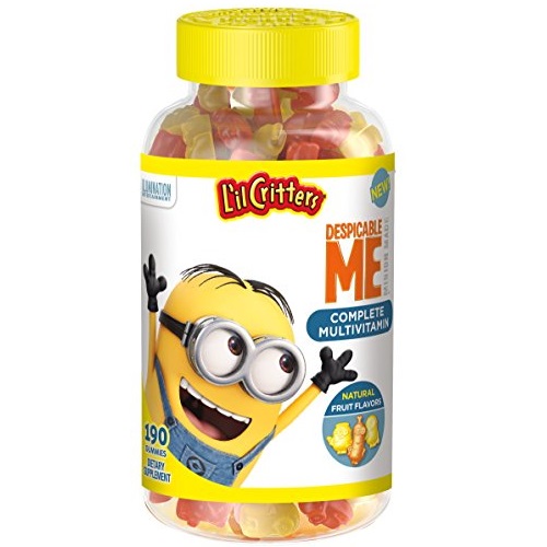 L'il Critters Minions Multivitamins Gummies, 190 Count, Only $6.64, free shipping after clipping coupon and using SS