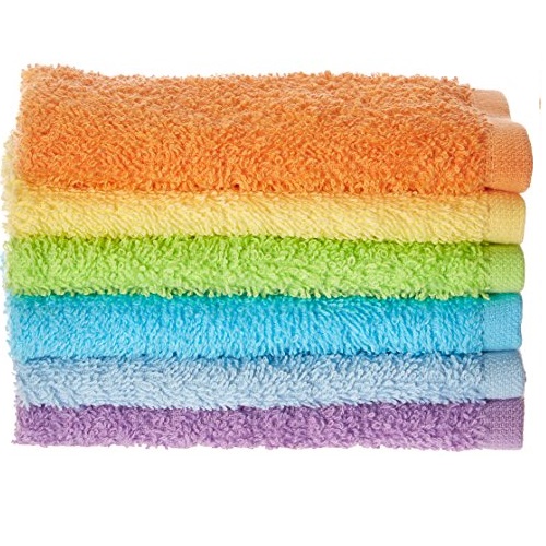 Luvable Friends Washcloths, Yellow, 6-Count, Only $4.57
