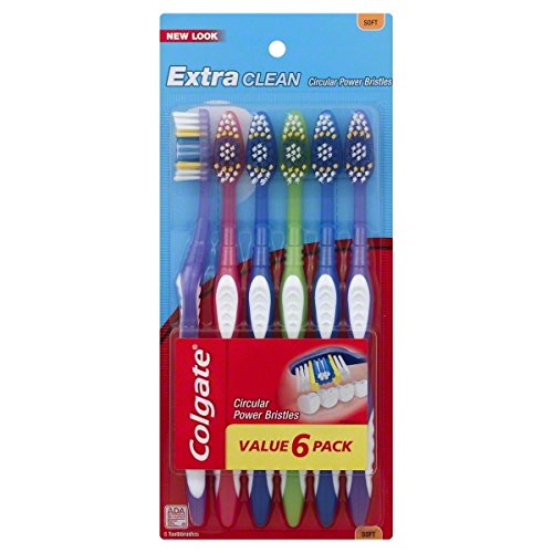 Colgate Extra Clean Toothbrush, Full Head, Soft, 6 Count, Only $4.71  free shipping after using SS