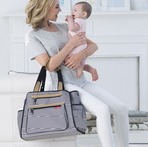 Skip Hop GRAND CENTRAL take-it-all diaper bag, Black Stripe, only $59.99 free shipping