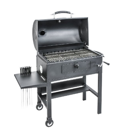 Blackstone Charcoal Grill, Barbecue, Smoker, With Automatic Rotisserie, Blackstone 3-in-1 Kabob only $92.99