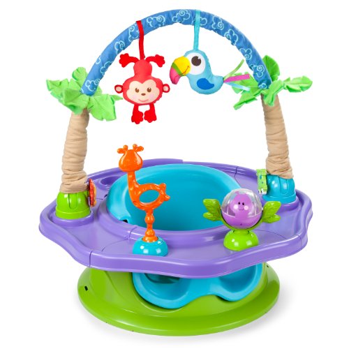 Summer Infant 3-Stage SuperSeat Deluxe Giggles Island: Positioner, Activity Seat, and Booster, Neutral, Only $29.99, You Save $20.00(40%)