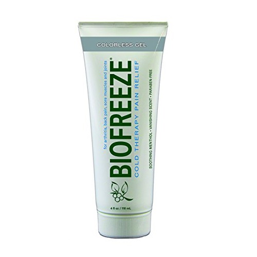 Biofreeze Pain Relief Gel, 4 Ounce Tube, Colorless Formula, Pain Reliever, Only  $7.71, free shipping after clipping coupon and using SS