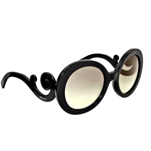 PRADA Black Minimal Baroque Sunglasses Item No. 0PR 27NSA-1AB3M1-55, only $133.57, free  shipping after using coupon code