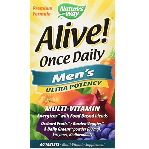 Nature's Way Alive Once Daily Men's Multivitamin Tablets, 120 Count, Only$23.20, free shipping after using SS