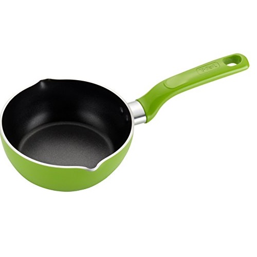 T-fal C96899 Excite Nonstick Thermo-Spot Dishwasher Safe Oven Safe PFOA Free Saucier Cookware, 0.85-Quart, Green, Only $5.53
