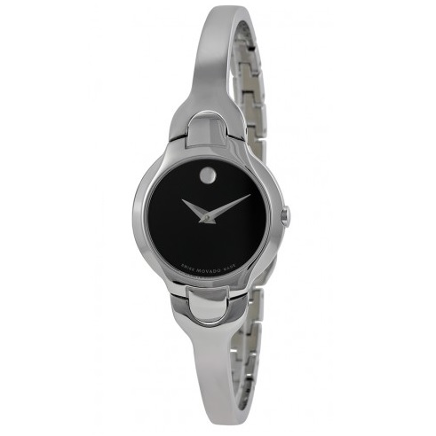 MOVADO Kara Black Dial Stainless Steel Ladies Watch Item No. 0605247, only $194.00, free shipping after using coupon code