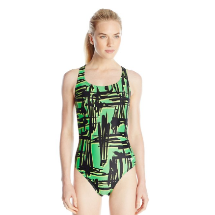 專業！SPEEDO 速比濤 Must Be It Dropback 女款連體游泳衣 , 原價$74, 現僅售$15.75