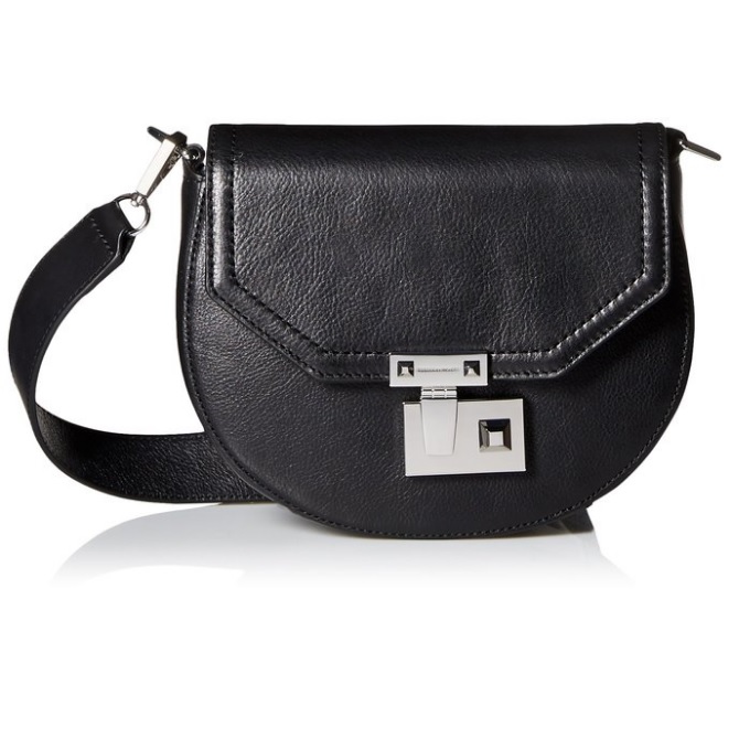Rebecca Minkoff Medium Paris Saddle Shoulder Bag, only $95.19, free shipping