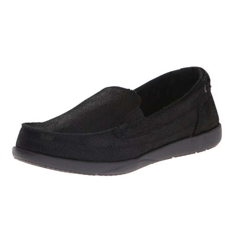 crocs Women's Walu Shimmer Leather Loafer only $14.34